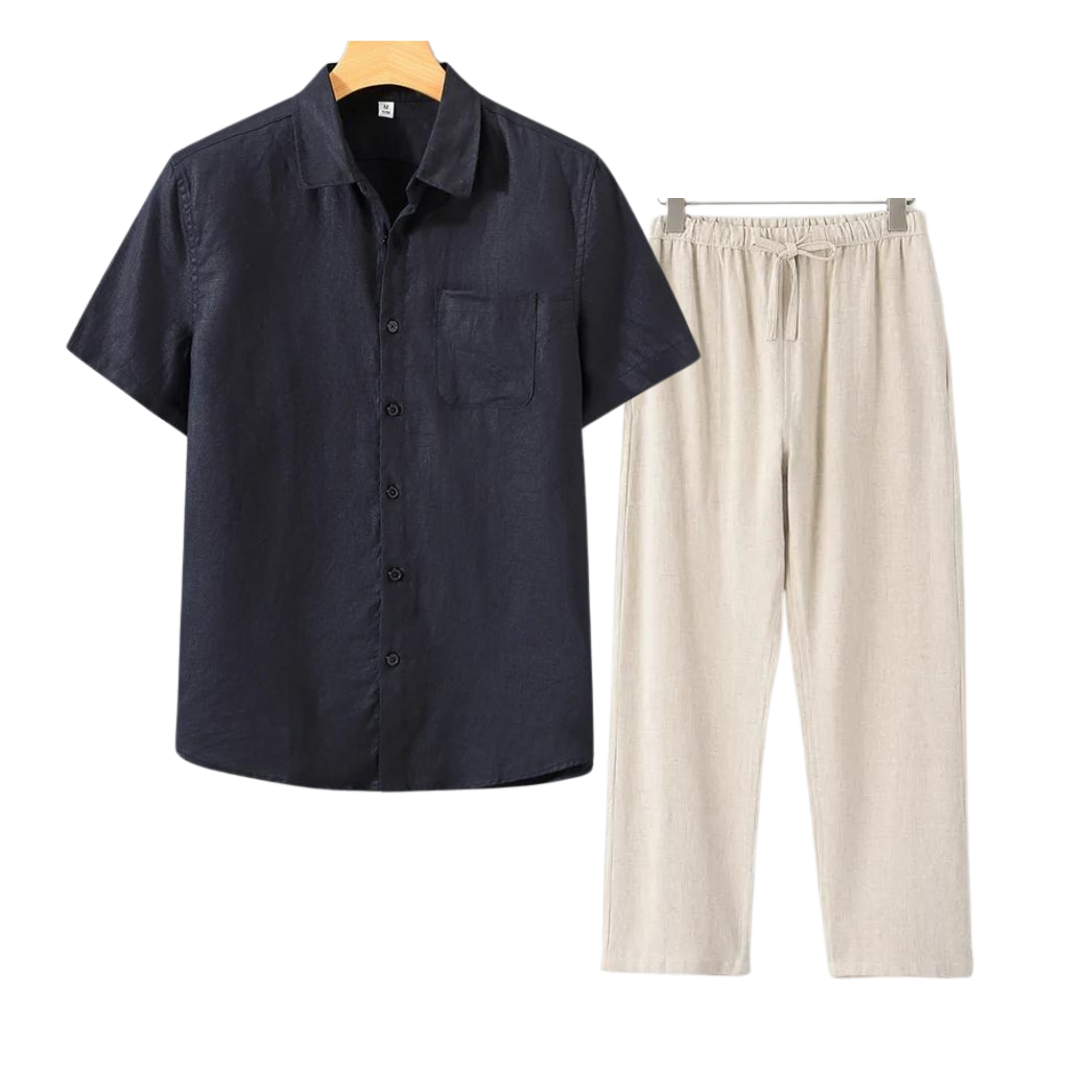 Luchtige zomerset voor heren – ademend, stijlvol & perfect voor warm weer – voorjaar en zomer