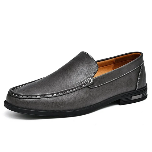 Heren Instapper Met Stikseldetail – Slip-On, Comfortzool & Voorjaar & Zomer