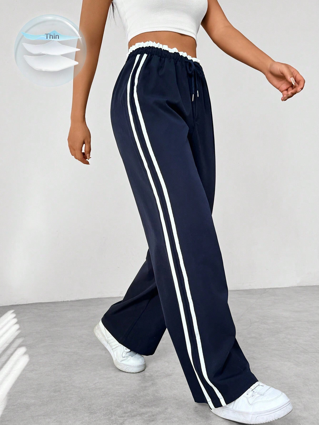 Sportieve Wide-Leg Damesbroek