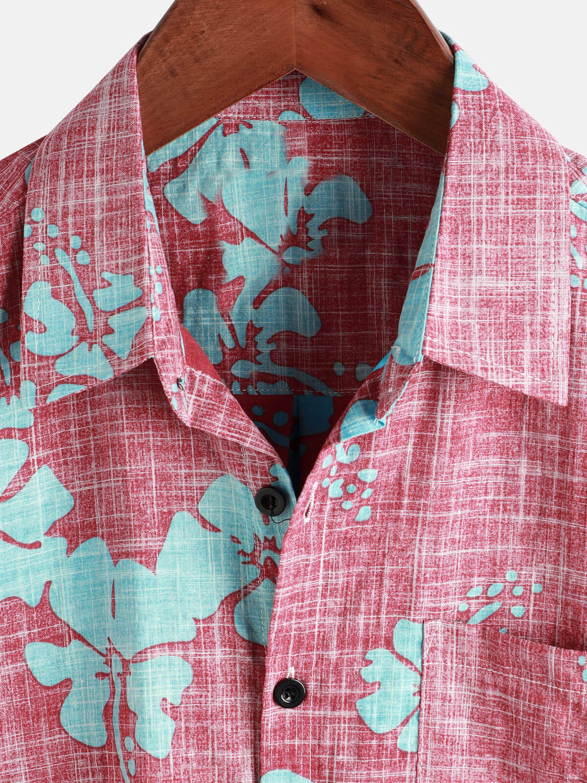 Heren Zomeroverhemd Met Korte Mouwen En Bloemenprint – Voorjaar En Zomer
