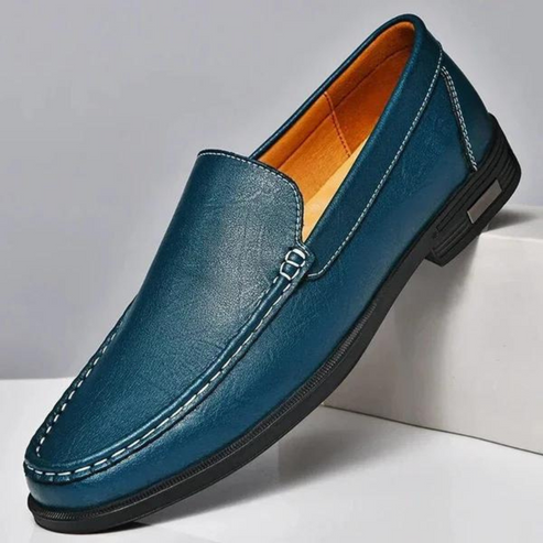 Heren Instapper Met Stikseldetail – Slip-On, Comfortzool & Voorjaar & Zomer