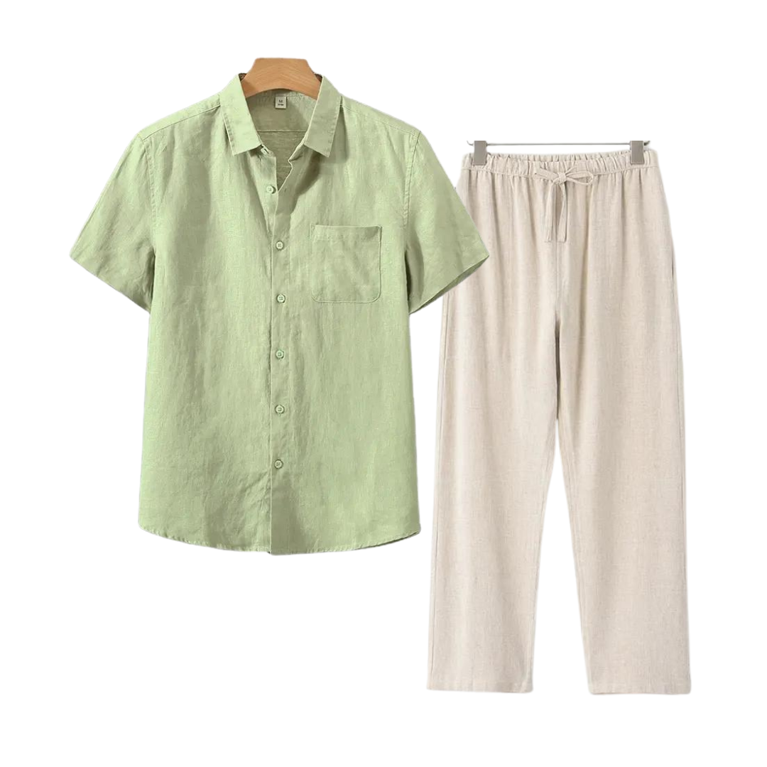 Luchtige zomerset voor heren – ademend, stijlvol & perfect voor warm weer – voorjaar en zomer