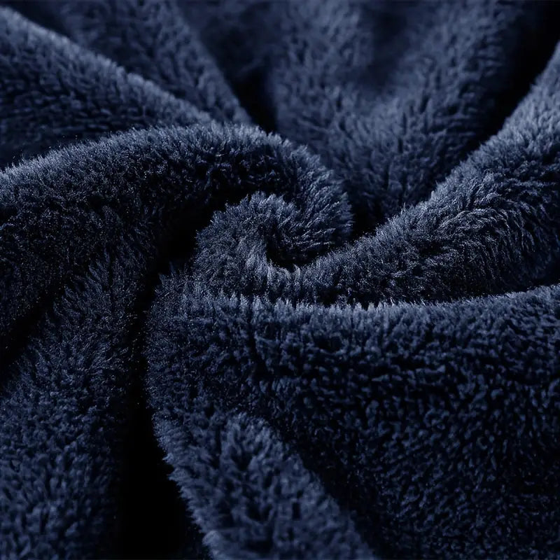 Winter Heren Fleece Jas Met Capuchon, Ritssluiting En Gevoerde Binnenzijde