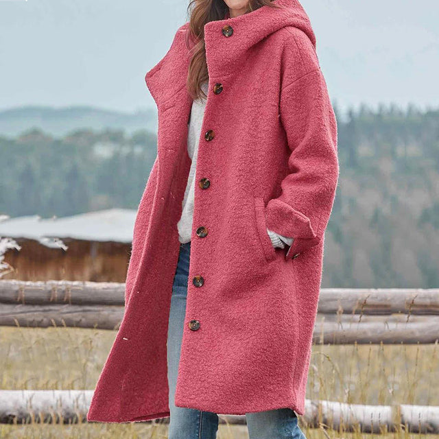 Oversized Wollen Mantel Voor Dames – Comfortabel En Stijlvol Voor Herfst En Winter