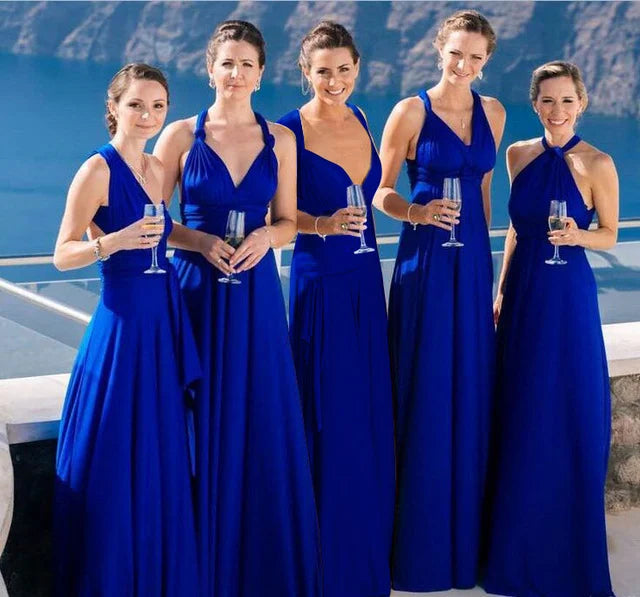 Infinity Damesjurk Met Lange Rok – Veelzijdige Maxi Jurk Met Wikkelbare Top