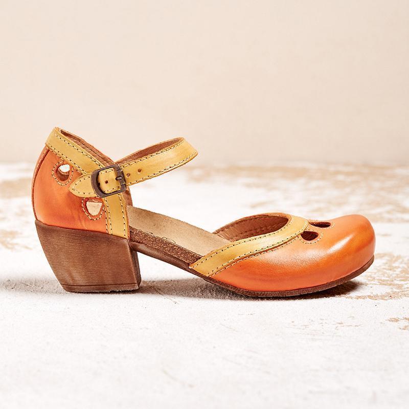 Charmante Retro Sandalen Met Open Details – Speels En Vrouwelijk Design