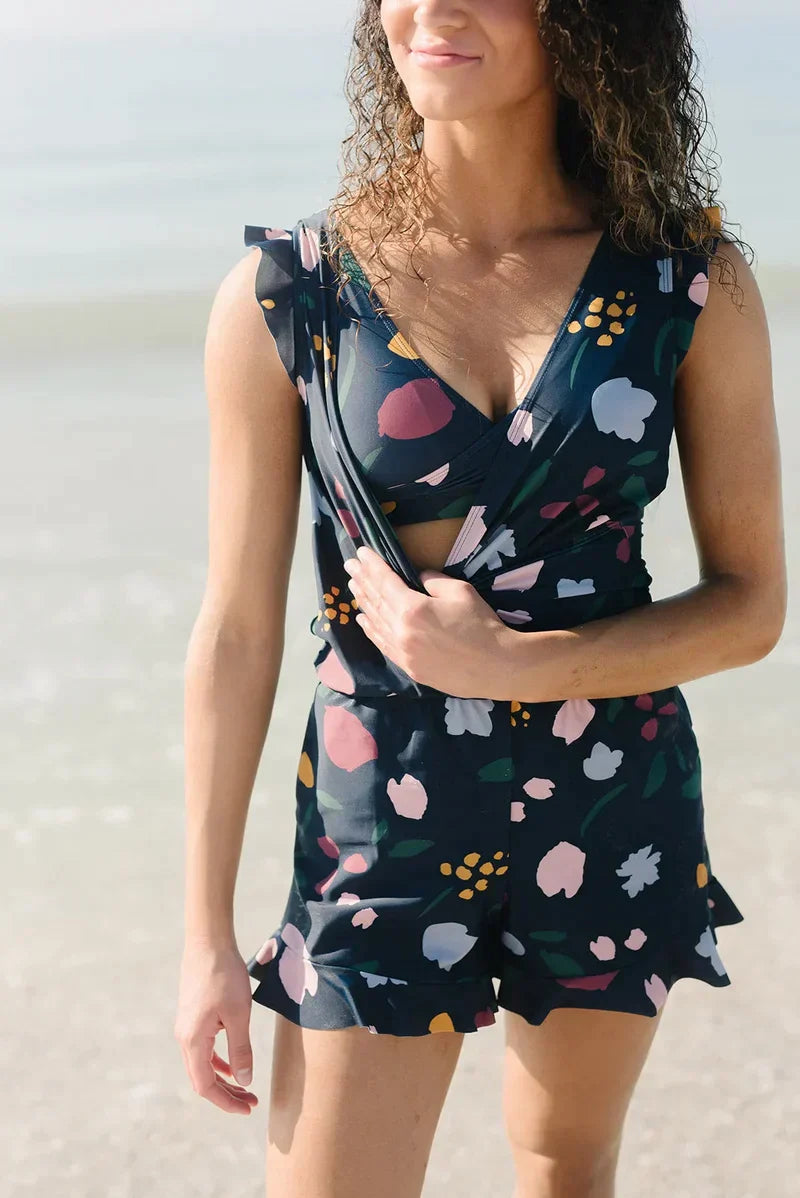 Badpak Voor Dames – Hoge Hals, Ritsdetail & Flatterende Pasvorm Voor Zomer