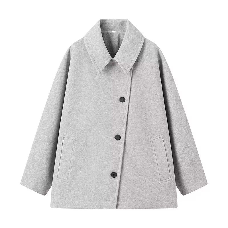 Oversized Damesjas Herfst/Winter