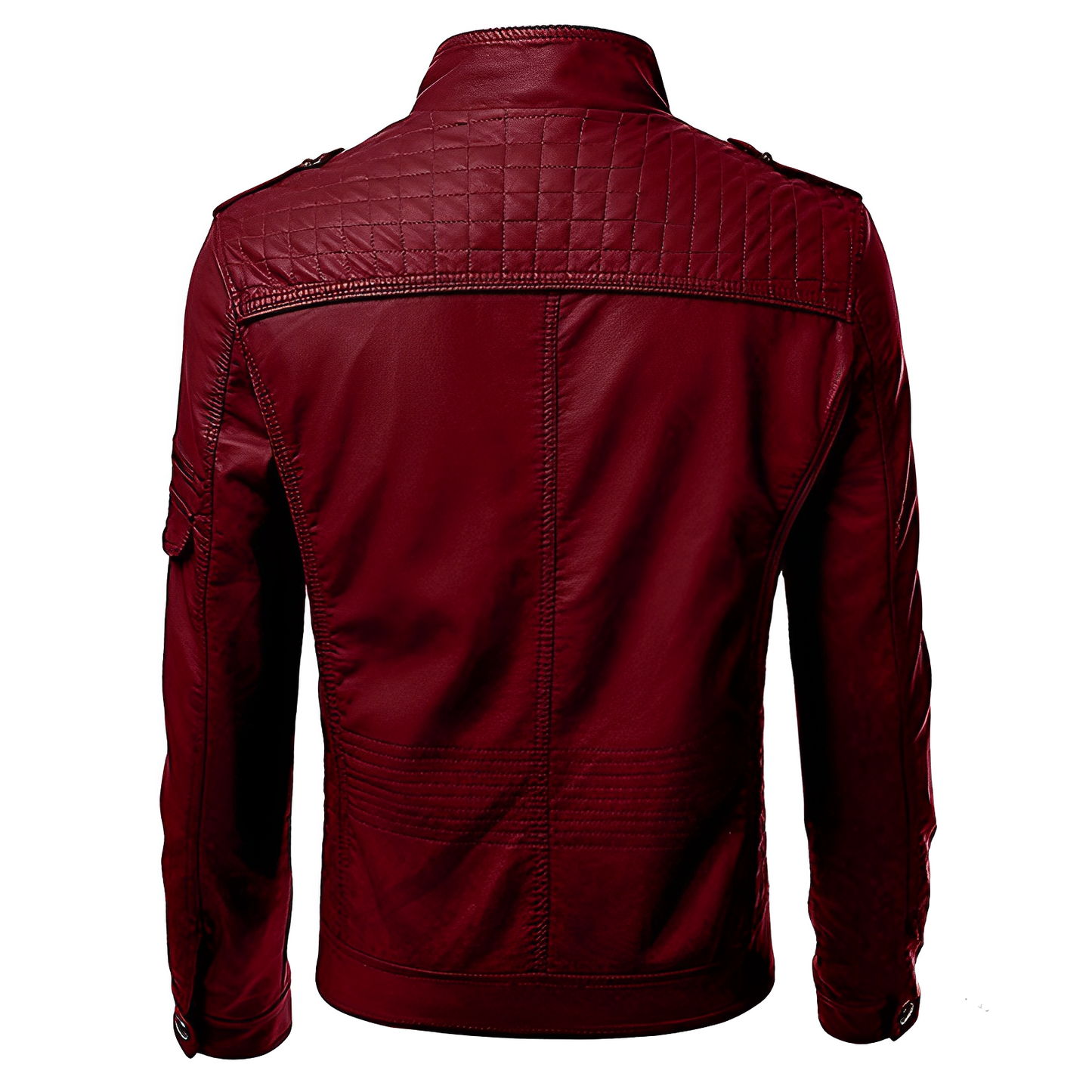Bikerjack Voor Heren Met Ritsdetails – Stoere Leerlook Voor Elke Dag Met Karakter