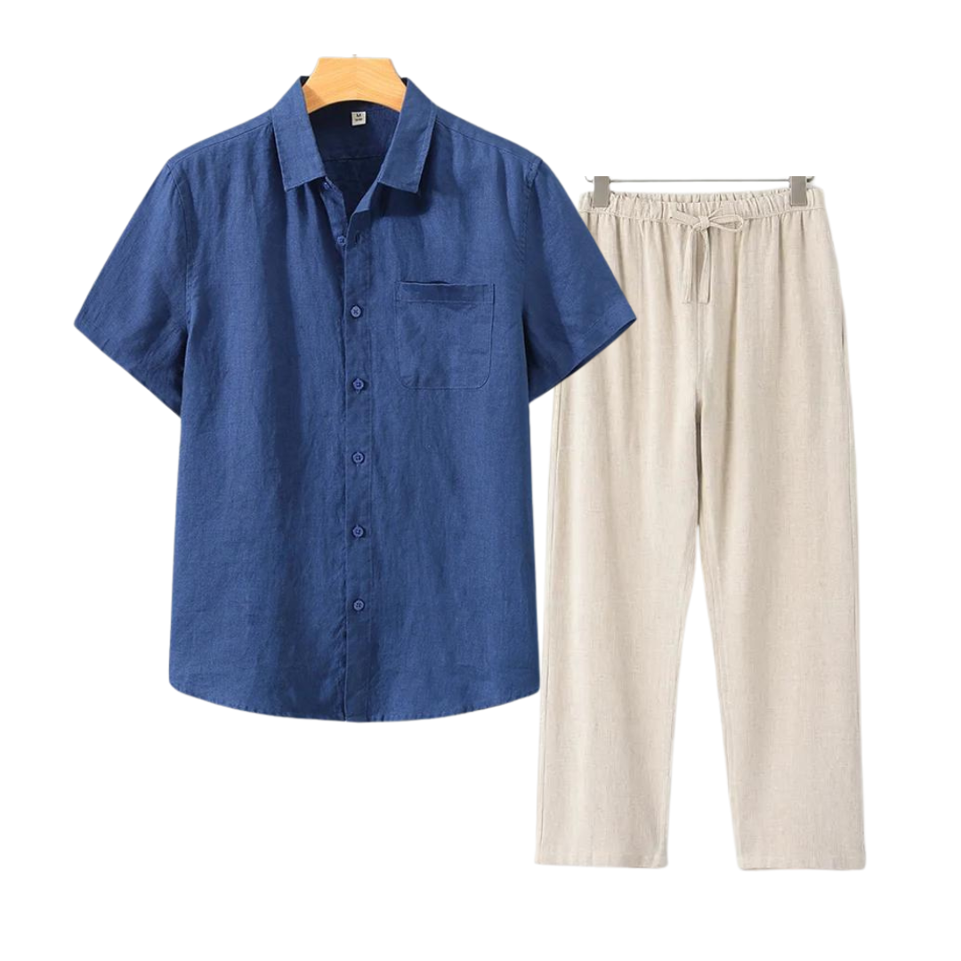 Luchtige zomerset voor heren – ademend, stijlvol & perfect voor warm weer – voorjaar en zomer