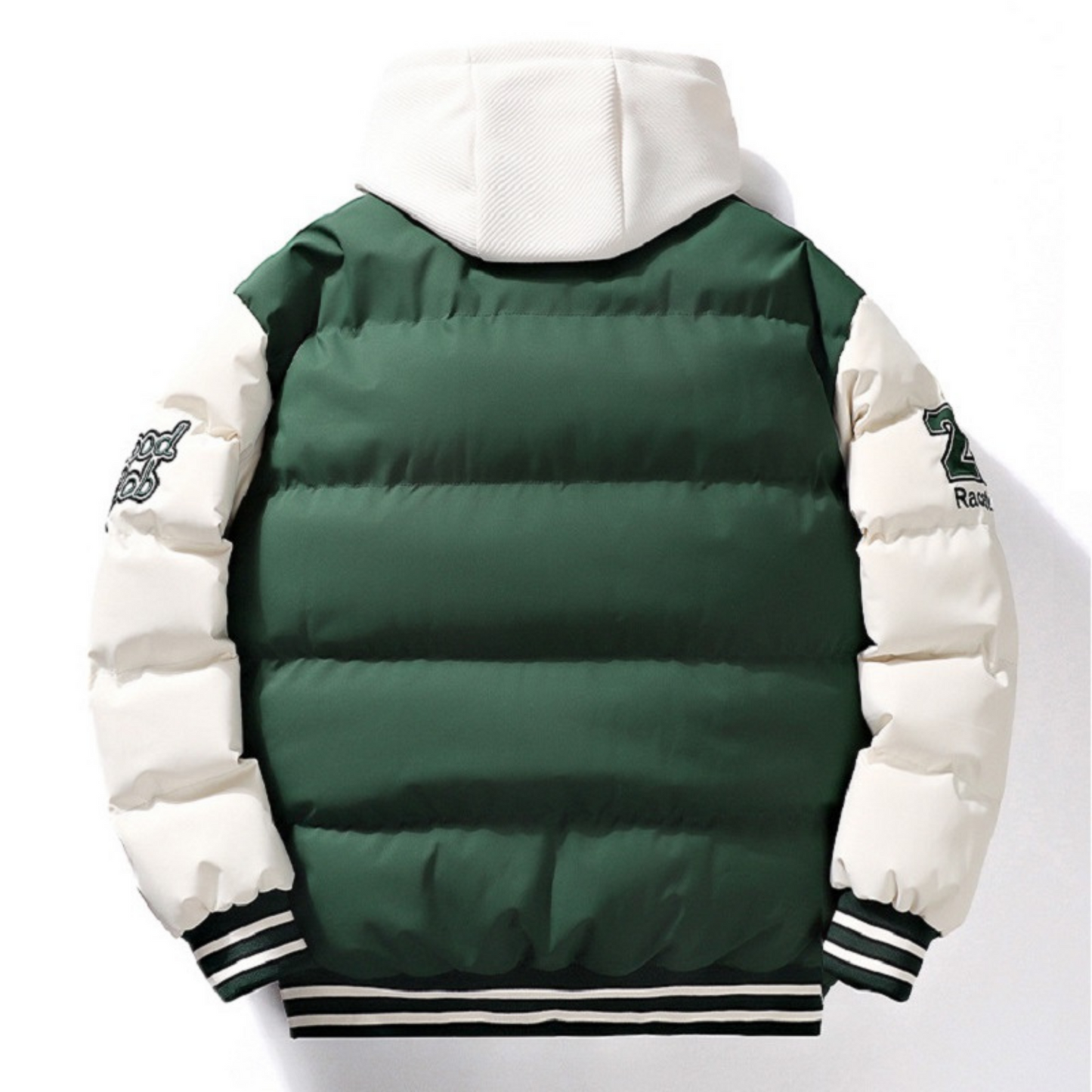 Heren Varsity Winterjas Met Capuchon – Stoere Streetstyle Voor Herfst En Winter