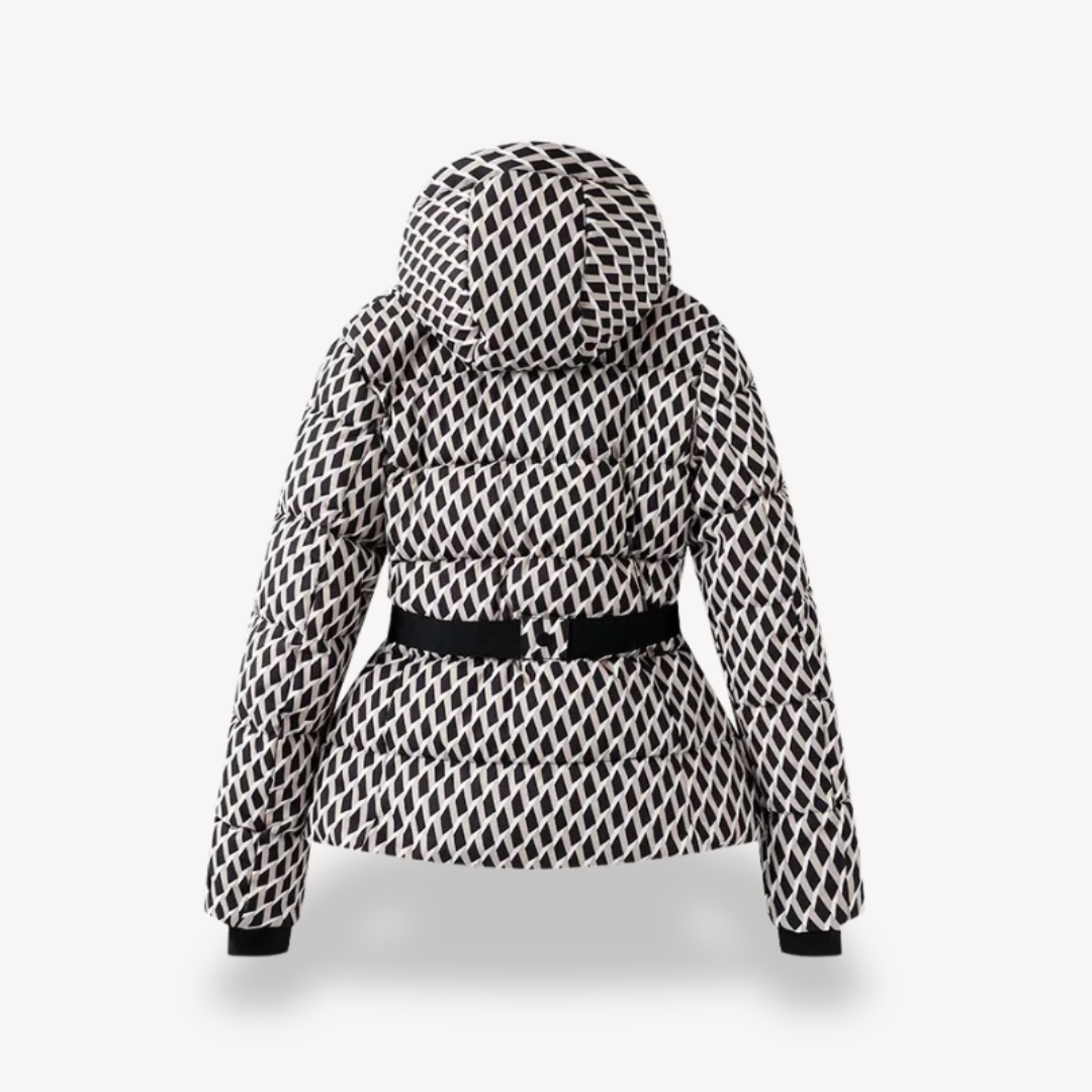 Dames Donsjas Met Bijpassende Riem