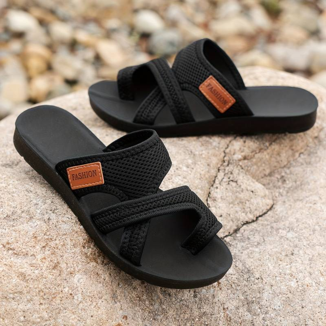 Comfortabele Dames Slippers – Sportieve Instappers Met Kruisband En Zachte Zool