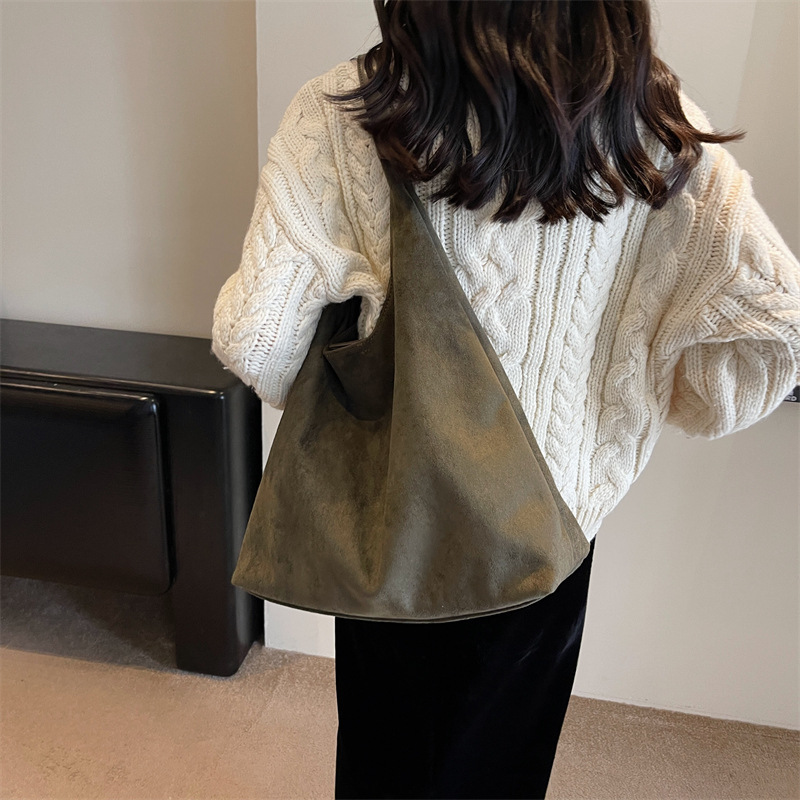 Suède Totebag Voor Dames – Minimalistisch Design, Comfortabel & Ruim Voor Elke Dag