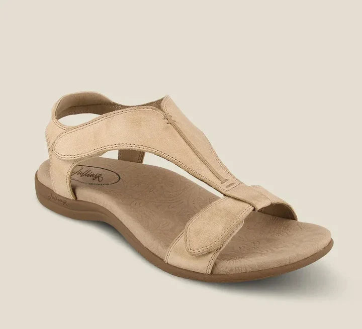 Dames Sandaal Met Klittenband – Ergonomisch, Antislip & Voorjaar & Zomer