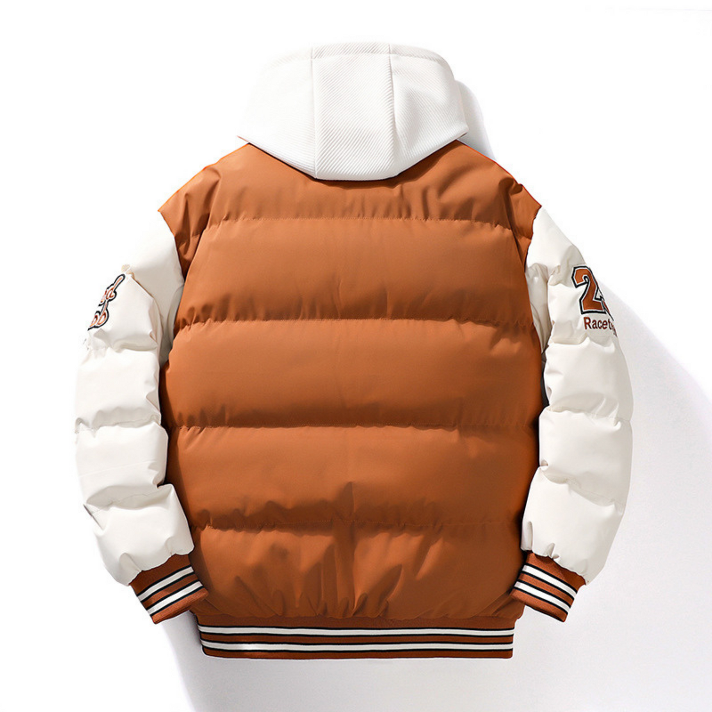 Heren Varsity Winterjas Met Capuchon – Stoere Streetstyle Voor Herfst En Winter