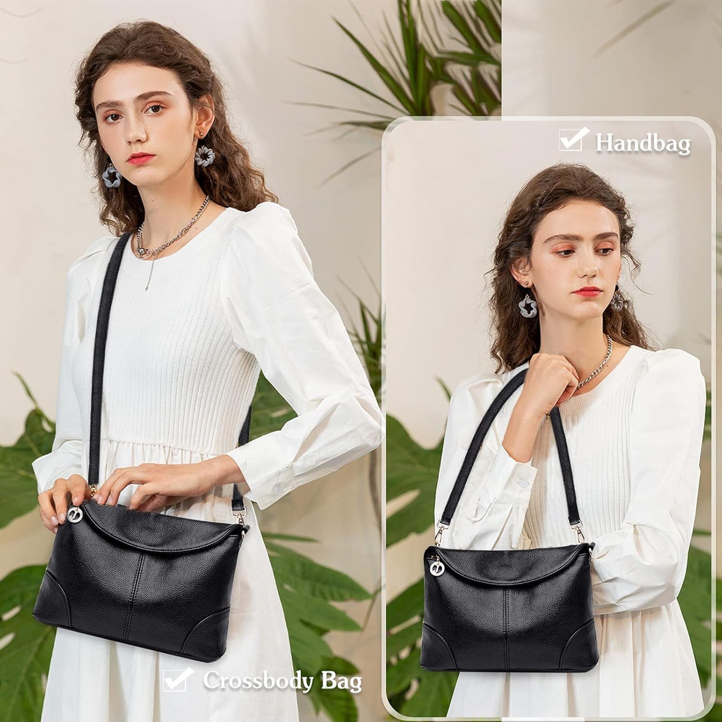 2-In-1 Crossbody Handtas