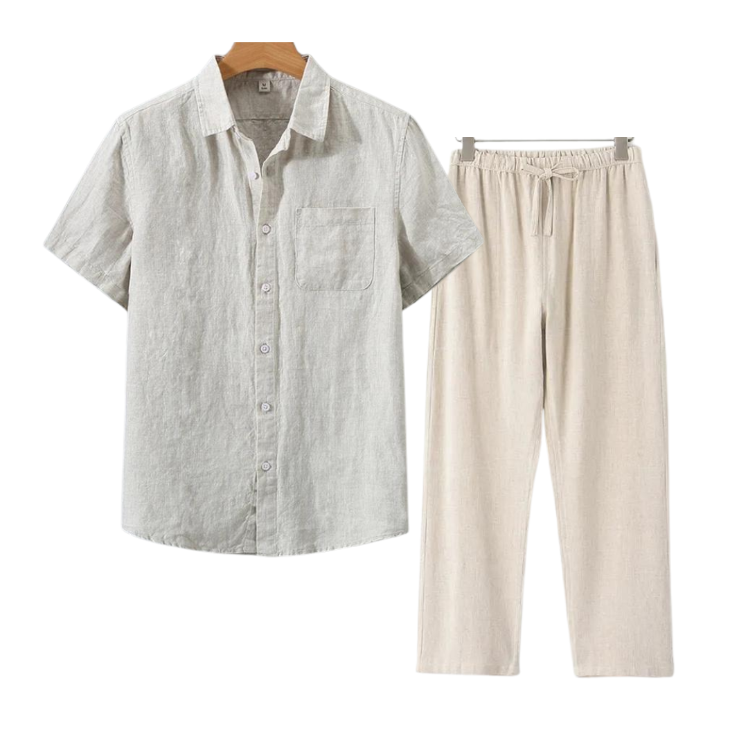 Luchtige zomerset voor heren – ademend, stijlvol & perfect voor warm weer – voorjaar en zomer