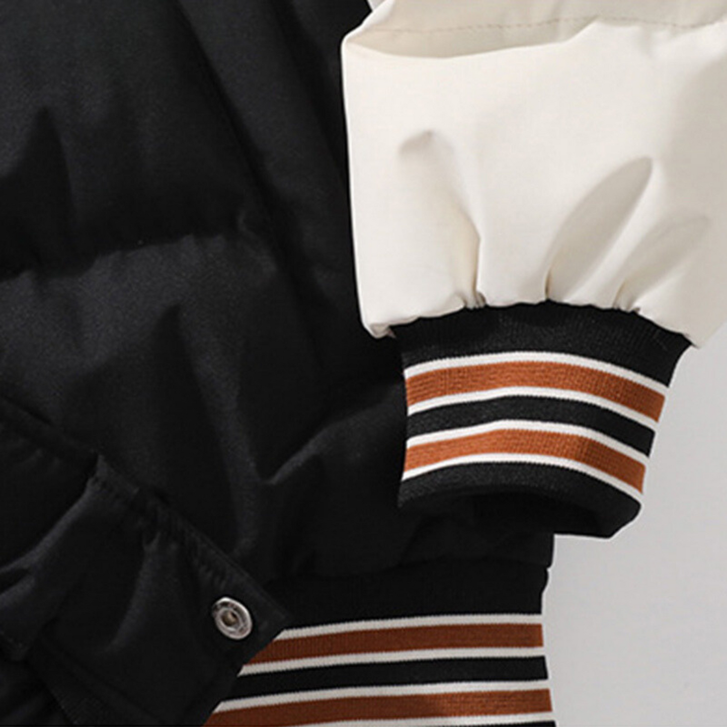 Heren Varsity Winterjas Met Capuchon – Stoere Streetstyle Voor Herfst En Winter