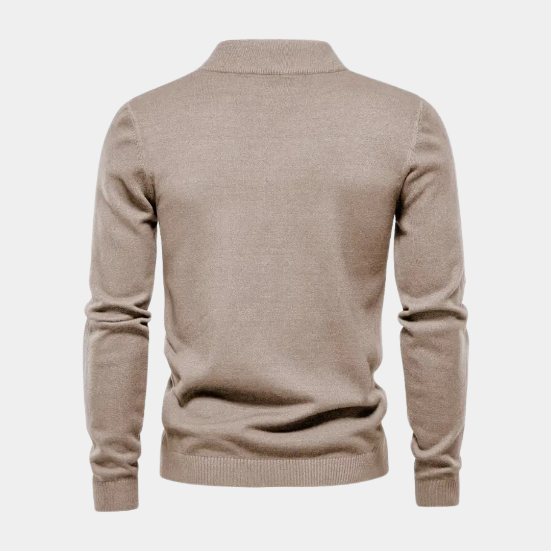 Heren Coltrui Van Fijngebreid Materiaal – Minimalistische Elegantie Voor Elke Dag