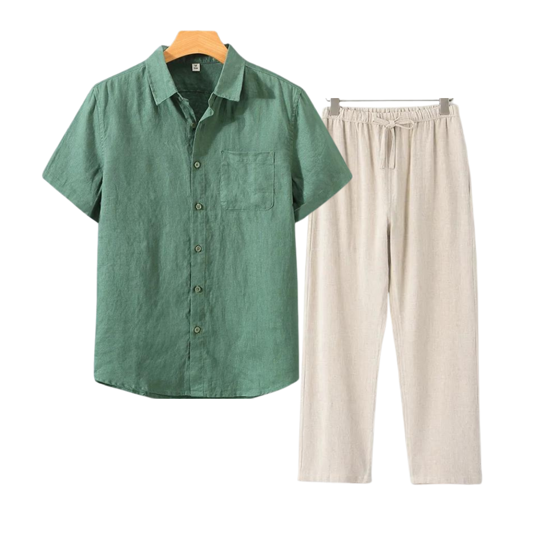 Luchtige zomerset voor heren – ademend, stijlvol & perfect voor warm weer – voorjaar en zomer
