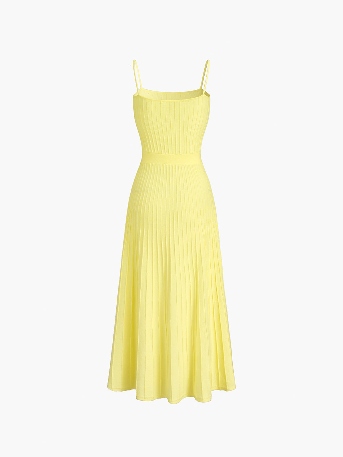 Elegante Rib Midi Zomerjurk Voor Modebewuste Vrouwen – Ademend Materiaal, Flatterende Pasvorm & Perfect Voor Zomerse Gelegenheden.