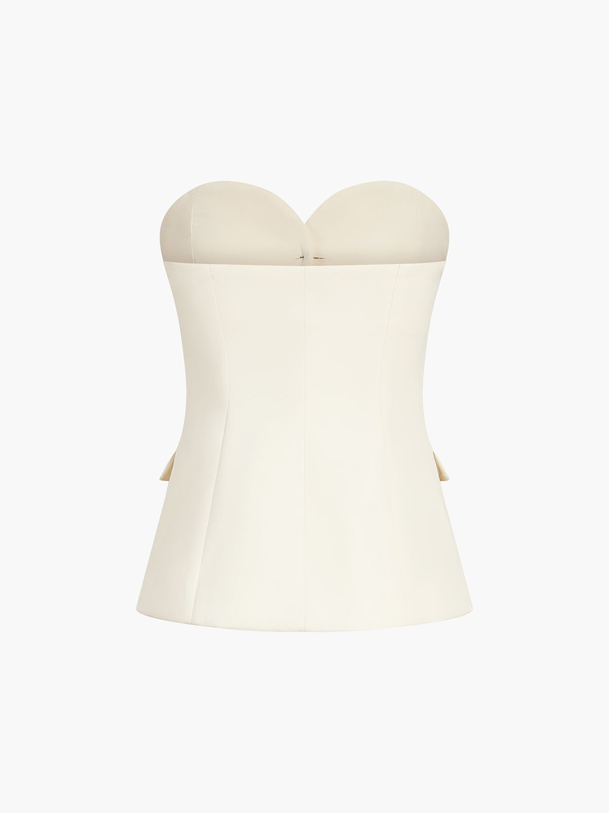 Elegante Tube Top Met Brede Pantalon Voor Modebewuste Vrouwen – Lichtgewicht Katoen, Trendy Neutrale Tinten & Ideaal Voor Zomerse Avonden.