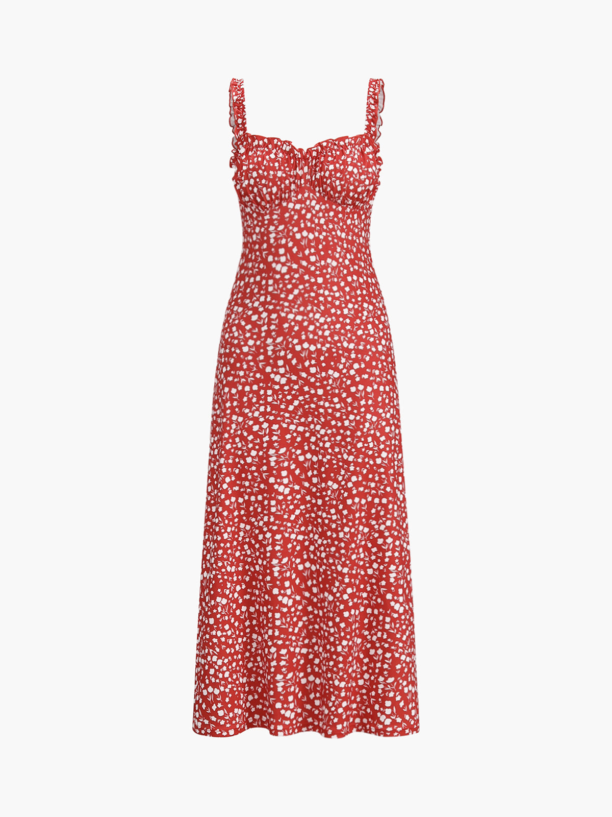 Mooie Midi Jurk Voor Dames – Ademen Katoen, Kleurrijke Bloemenprint & Perfect Voor Zomerse Avonden Of Een Bohemian Vakantie.