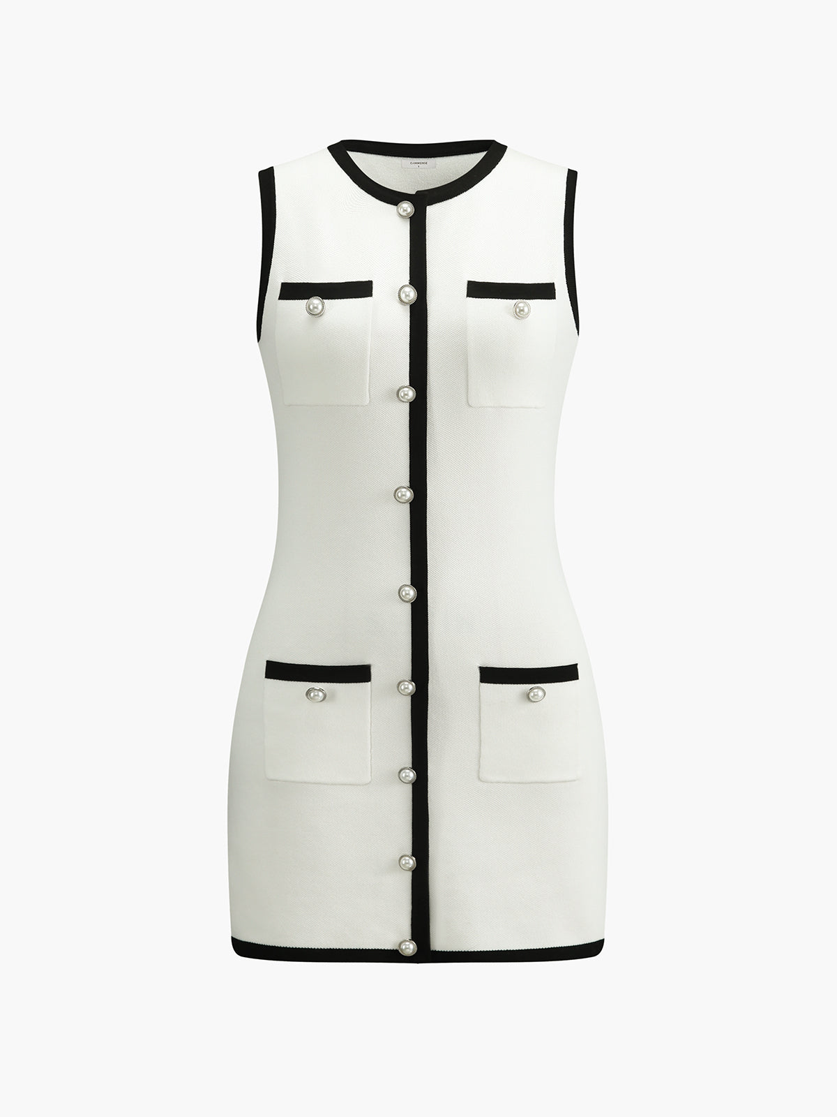 Zomerse Mouwloze Sweaterjurk Voor Modebewuste Vrouwen – Multi Pocket, Casual Stijl & Perfect Voor Elke Uitgaansgelegenheid.