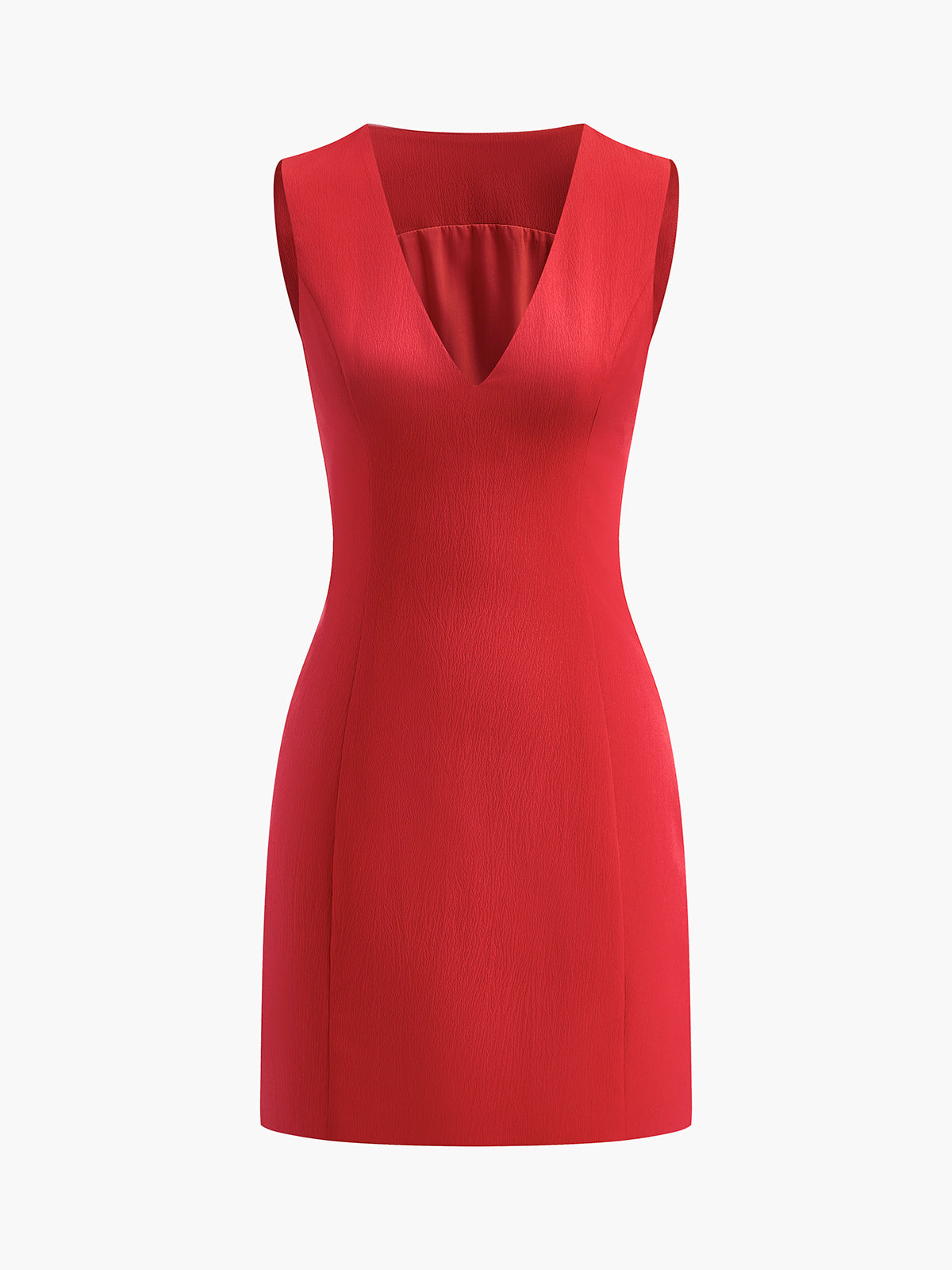Stijlvolle V-hals Mouwloze Jurk Voor Modebewuste Vrouwen – Verfijnde Pasvorm, Luxe Stof & Perfect Voor Zomerse Avonden En Speciale Gelegenheden.