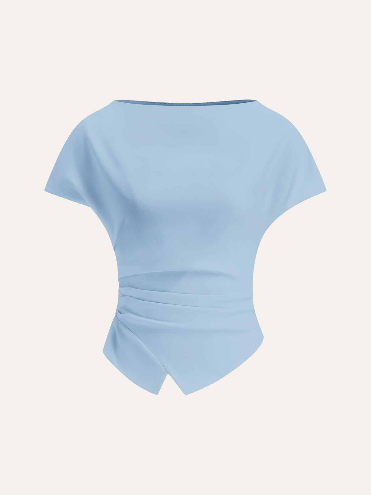 Asymmetrisch Gelaagd T-Shirt Voor Vrouwen – Elastische Stof, Modieus Design & Ideaal Voor Casual Uitjes Of Een Avondje Uit.