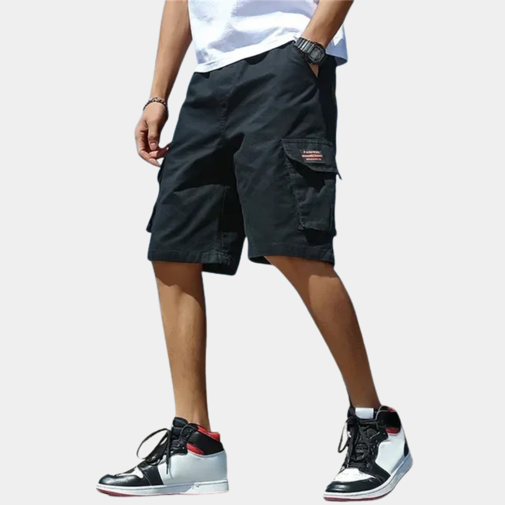 Korte Broek Voor Heren – Cargo Model, Stevige Stof & Praktisch Voor Zomer