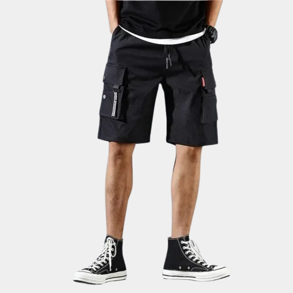 Korte Broek Voor Heren – Cargo Model, Stevige Stof & Praktisch Voor Zomer