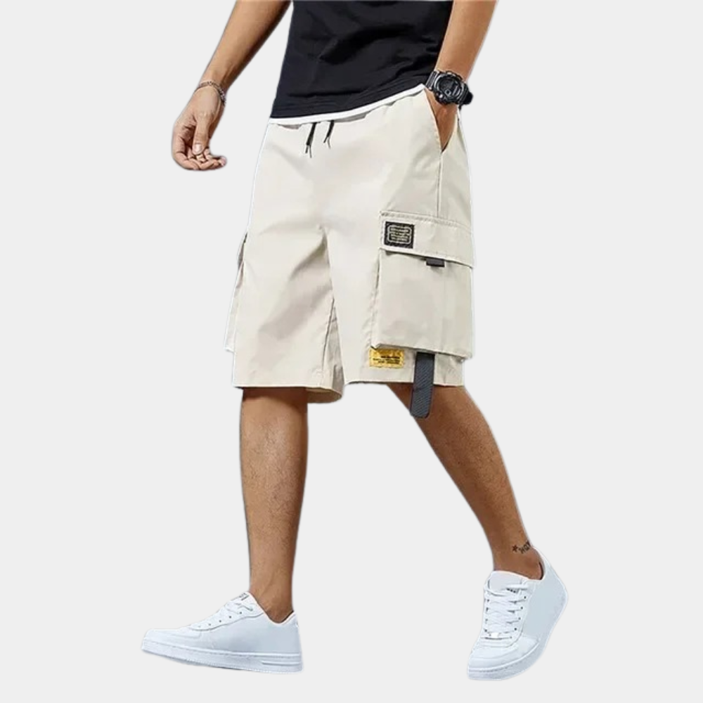 Korte Broek Voor Heren – Cargo Model, Stevige Stof & Praktisch Voor Zomer