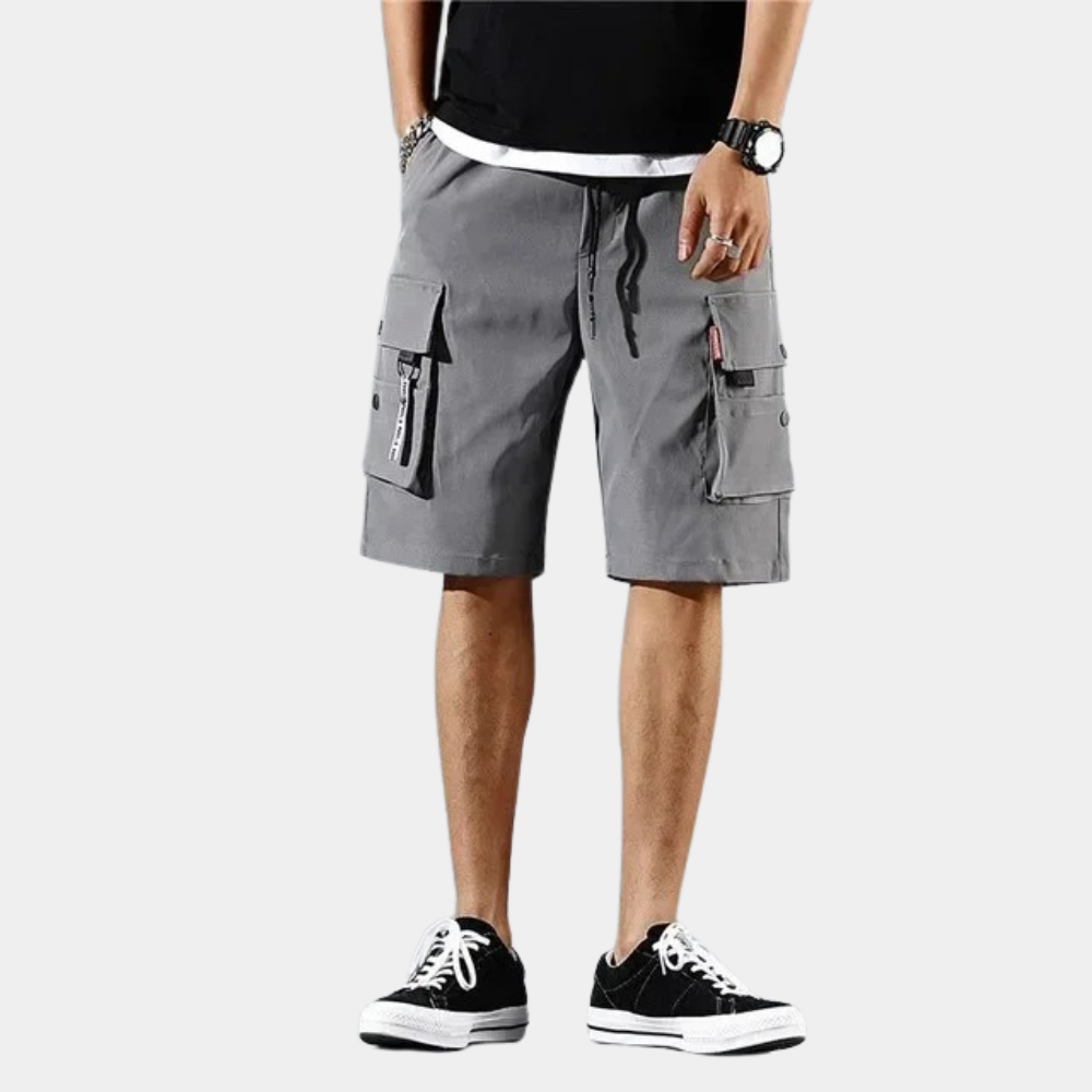 Korte Broek Voor Heren – Cargo Model, Stevige Stof & Praktisch Voor Zomer