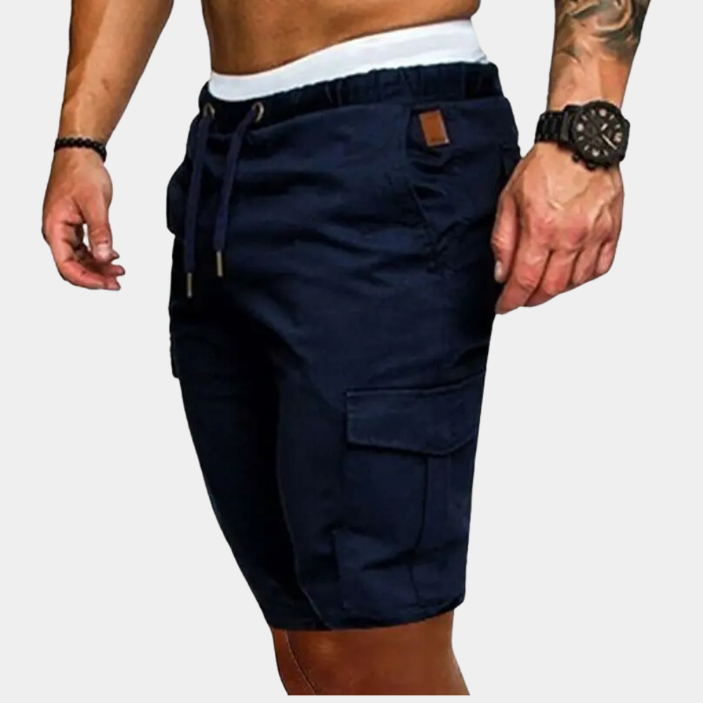 Korte Broek Voor Heren – Cargozakken, Trekkoord & Comfortabele Pasvorm Voor Zomer