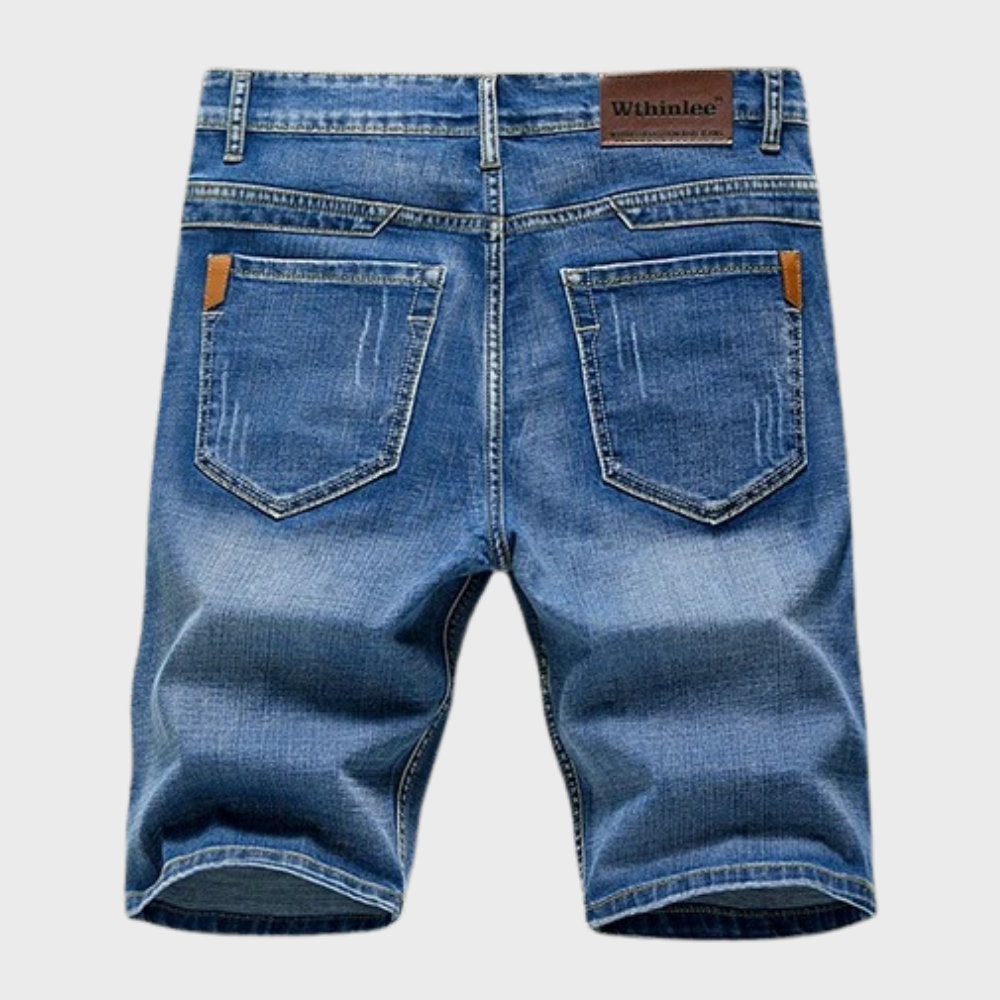 Denim Korte Broek Voor Heren – Stretchstof, 5-Pocket & Zomerproof