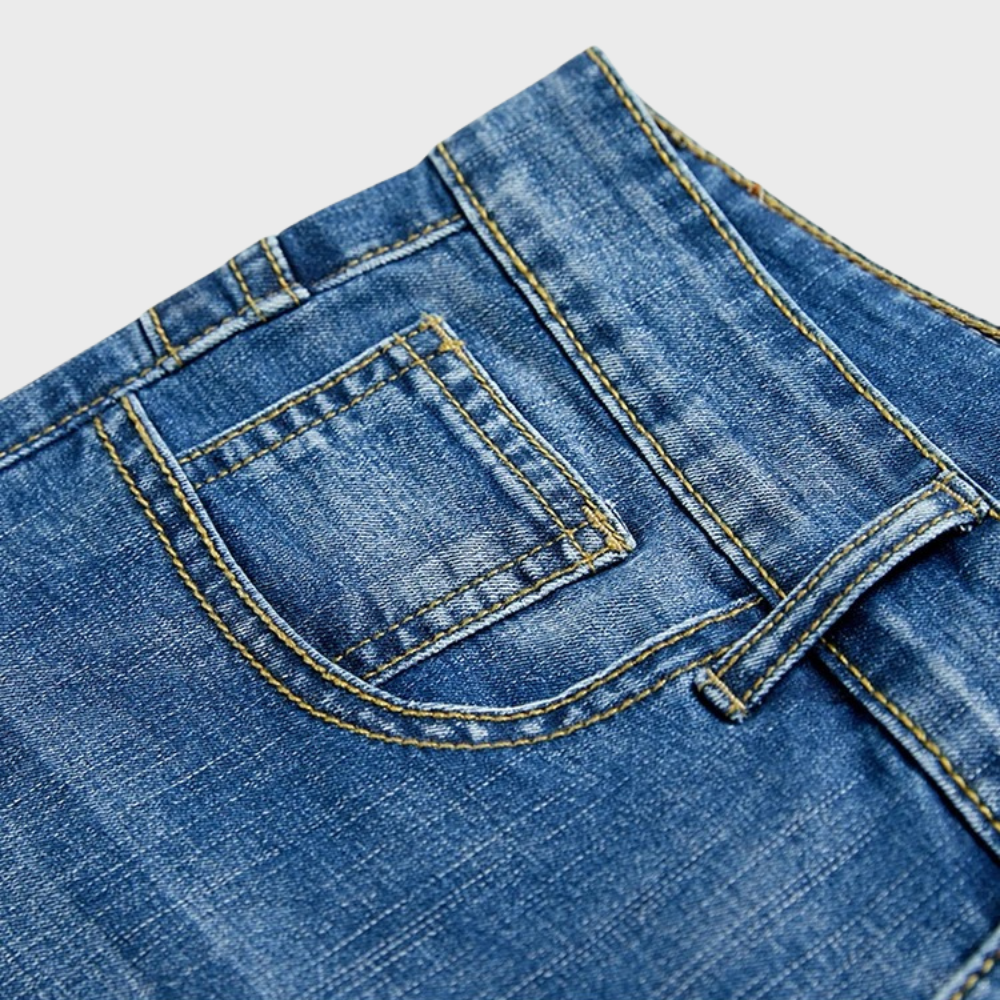 Denim Korte Broek Voor Heren – Stretchstof, 5-Pocket & Zomerproof
