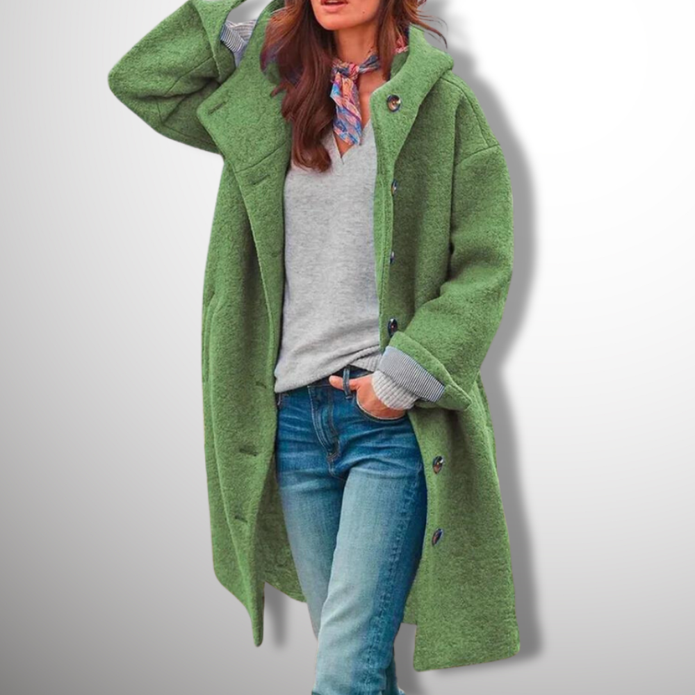Oversized Wollen Mantel Voor Dames – Comfortabel En Stijlvol Voor Herfst En Winter