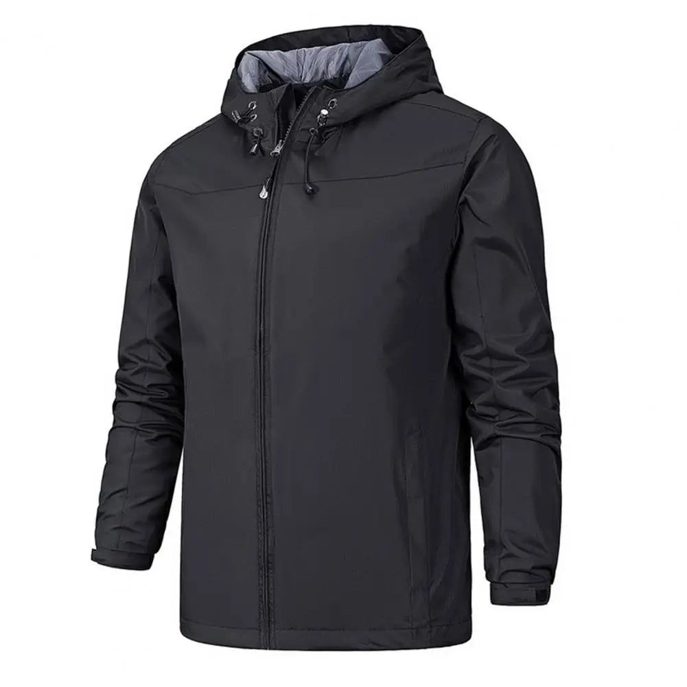 Heren Softshell Windbreaker Met Capuchon – Functionele Tussenjas Voor Lente En Herfst