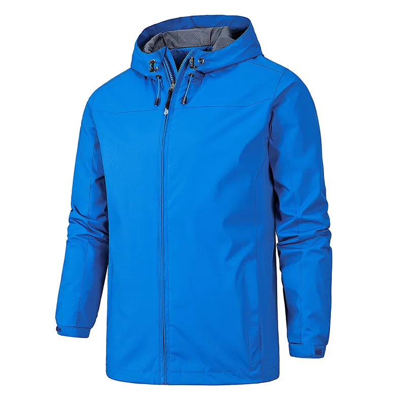 Heren Softshell Windbreaker Met Capuchon – Functionele Tussenjas Voor Lente En Herfst