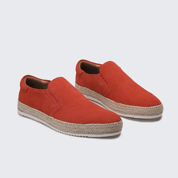 Heren instappers met espadrille zool – slip-on design, ademend & ideaal voor zomerlooks