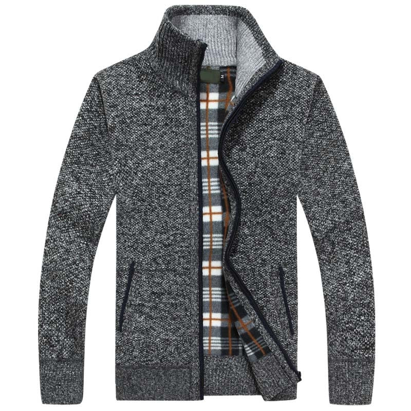 Gebreid Heren Vest Met Rits – Stijlvol Licht Gevoerd Vest Voor Frisse Lentedagen & Zomeravonden