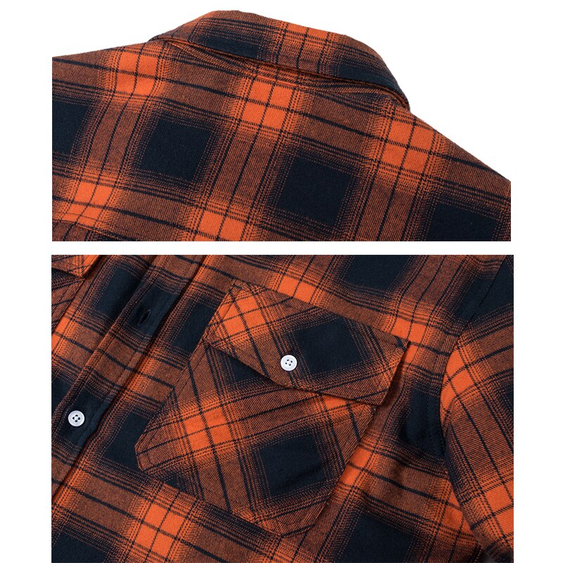 Heren Gevoerd Geruit Overhemdjack Voor Herfst En Winter – Warme Fleece Binnenvoering