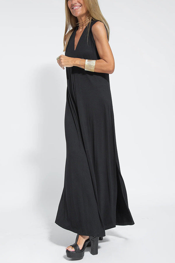 Lange Damescardigan Met Mouwen En Maxi Jumpsuit – Stijlvolle Co-Ord Set Met Elegante Flair