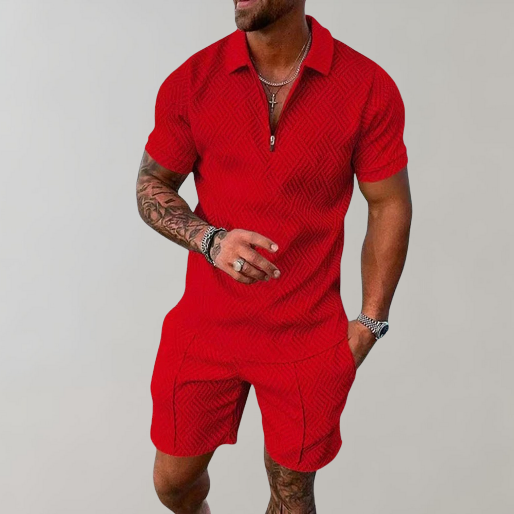 Zomerset Heren – Stijlvolle Polo & Korte Broek Voor Lente En Zomer