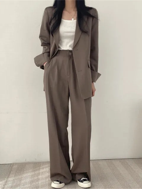 Oversized Blazer Met Pantalon