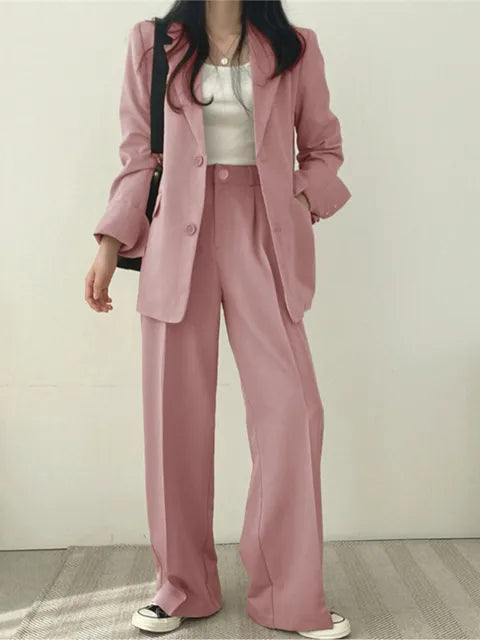 Oversized Blazer Met Pantalon