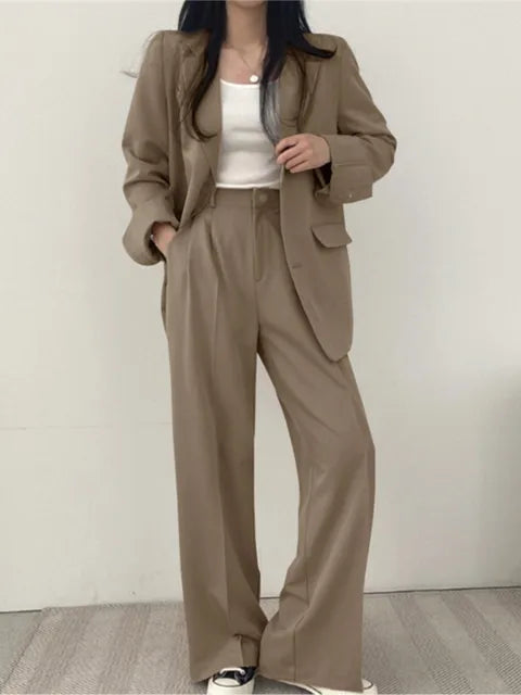 Oversized Blazer Met Pantalon