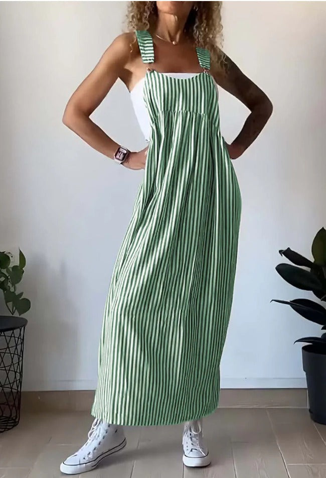 Luchtige Streepjessalopette Met Relaxed Fit – Casual Zomerfavoriet